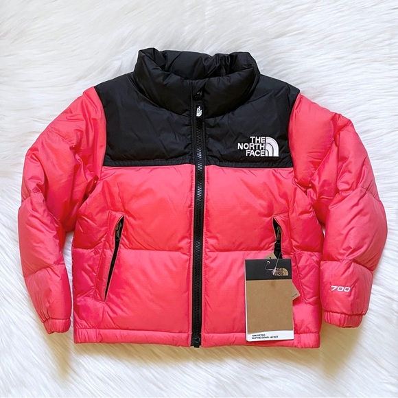 The North Face Kids’ 1996 Retro Nuptse Jacket In Paradise Pink - Picture 2 of 10